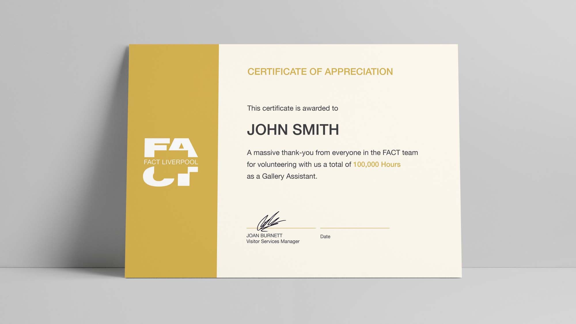 Variations of Certificate