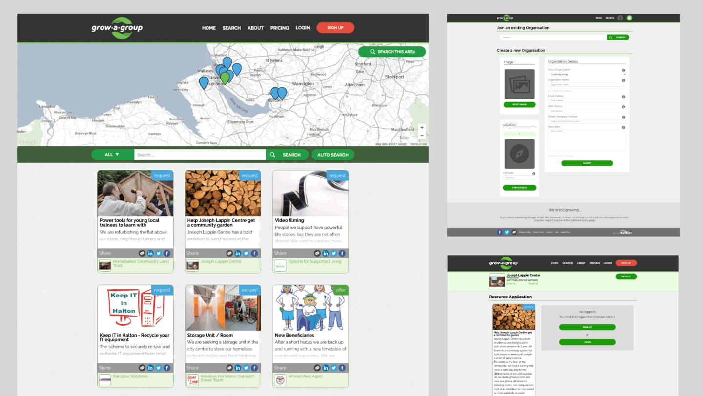 Wbsite Screens