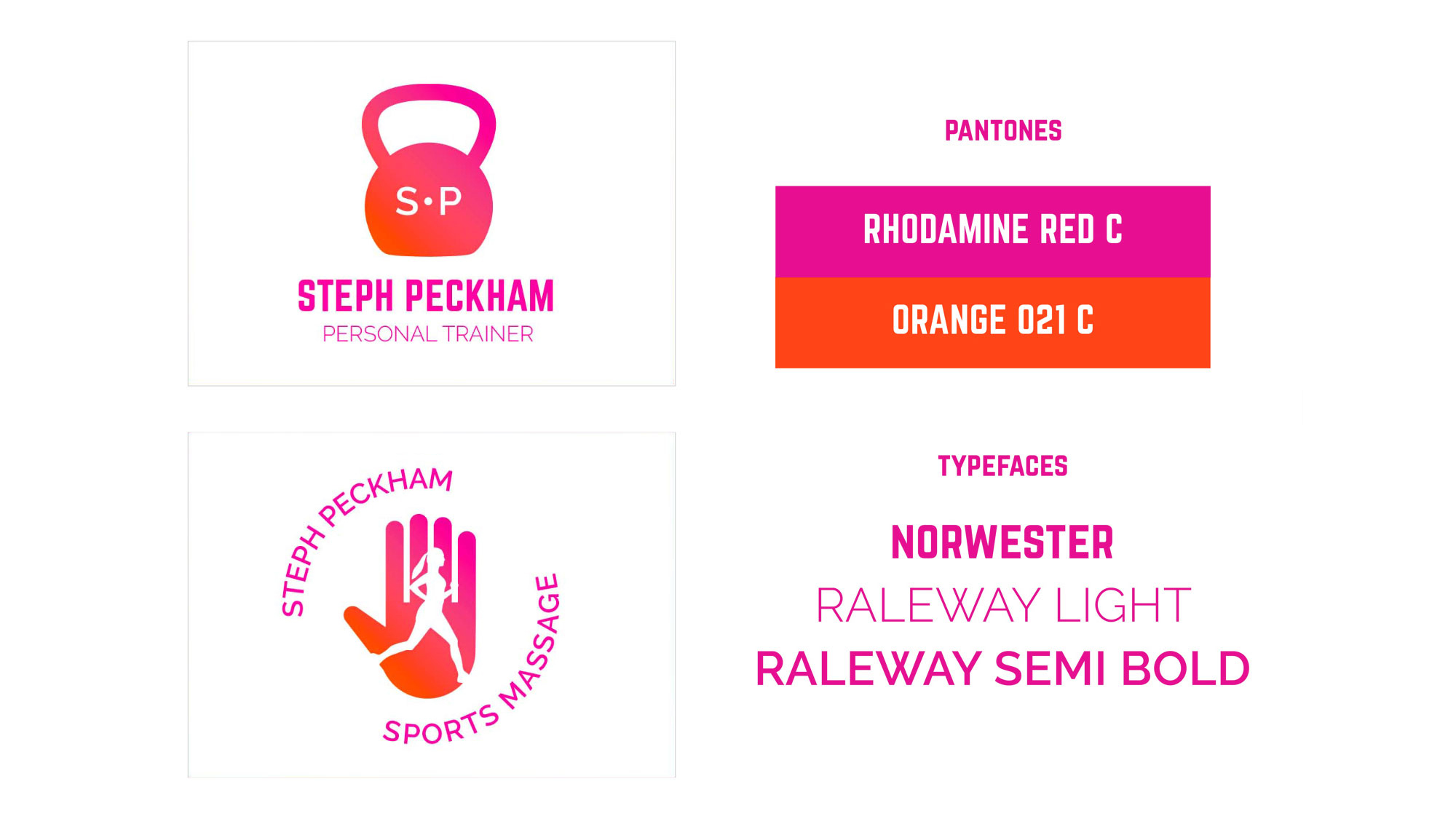 Pantones and Typography